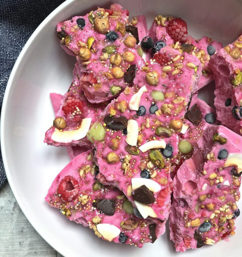 Frozen Yogurt Bark